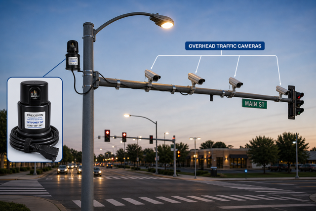 Streetlight Mounted Auxiliary Power Adapter 24/7-SF